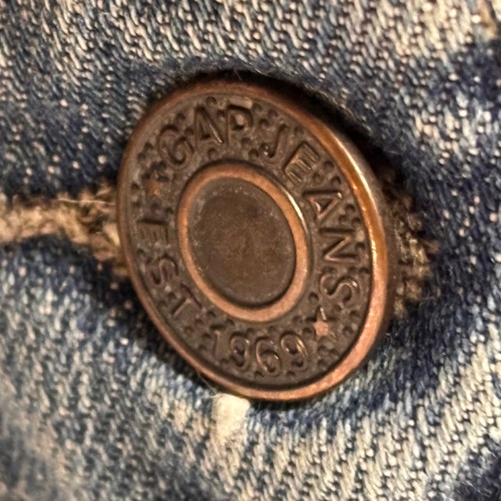 Gap Light Wash Y2K Retro Cowgirl Western Preppy Rocker Low Rise Flare Jeans 31 - Picture 5 of 10
